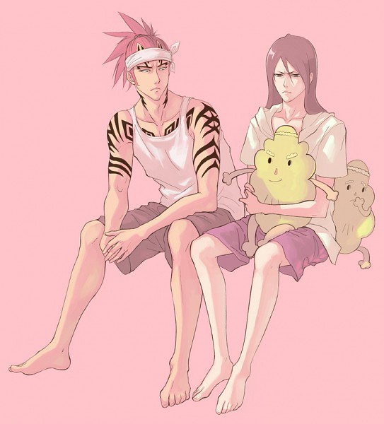 Renji and Byakuya Renji and Byakuya