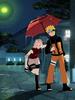 NaruSaku(under umbrella):-)