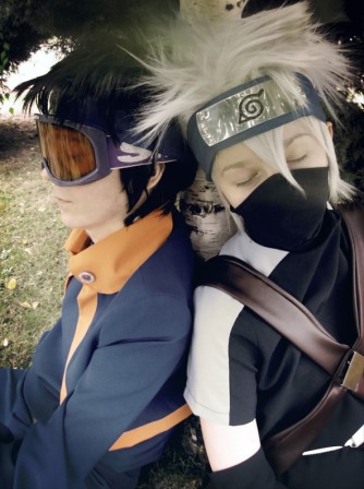 Obito a Kakashi cosplay Obito a Kakashi cosplay