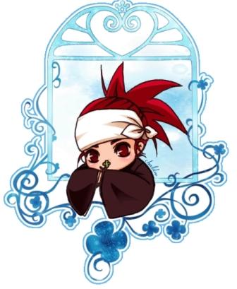 Chibi Renji se čtyřlístkem ^^ Chibi Renji se čtyřlístkem ^^